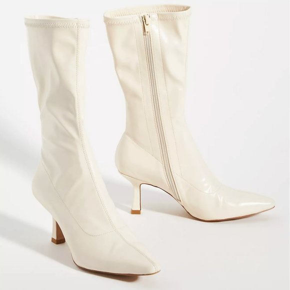 Silent D Stretch Mid-Calf Pointed Boots Size 5.5 / EU 36 - BRAND NEW! - Picture 3 of 12